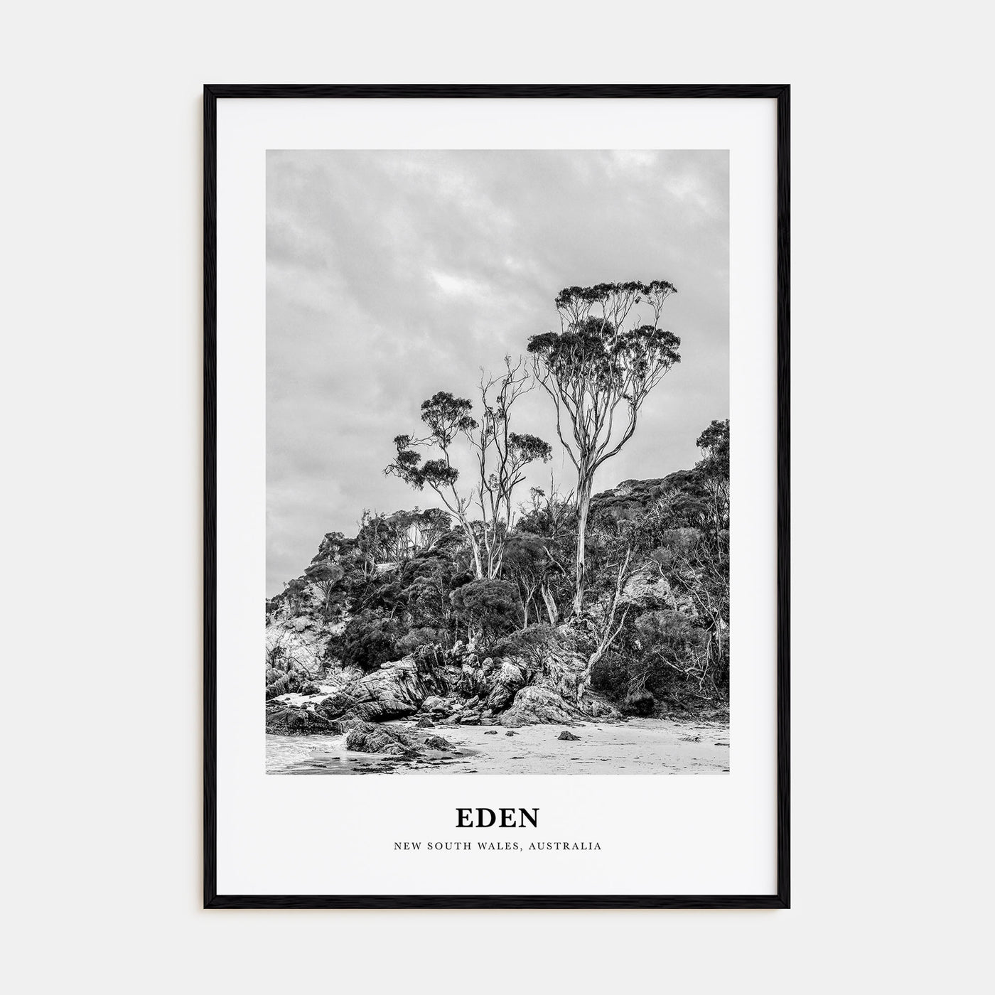 Eden Portrait B&W Poster