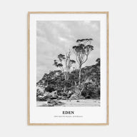 Eden Portrait B&W Poster