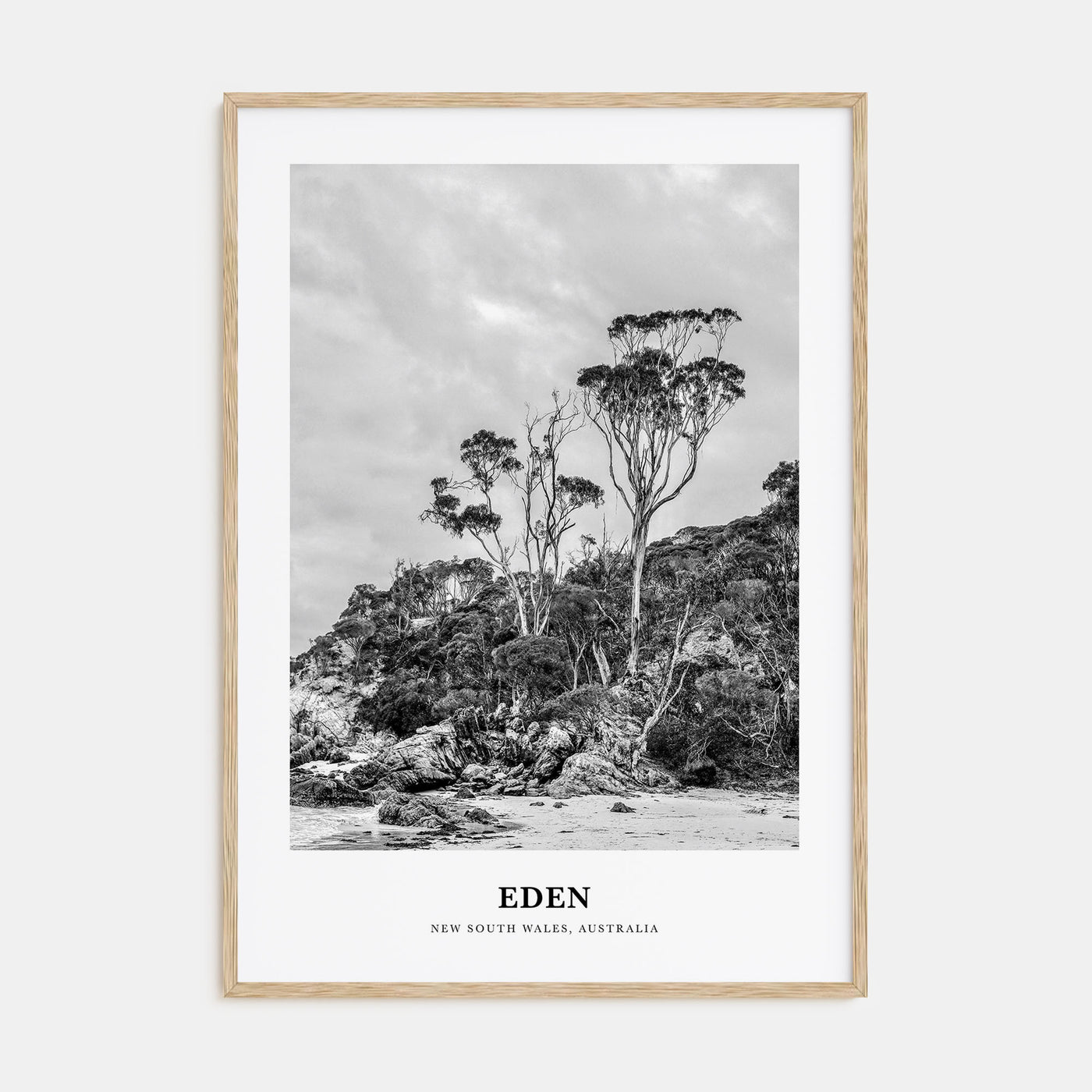 Eden Portrait B&W Poster