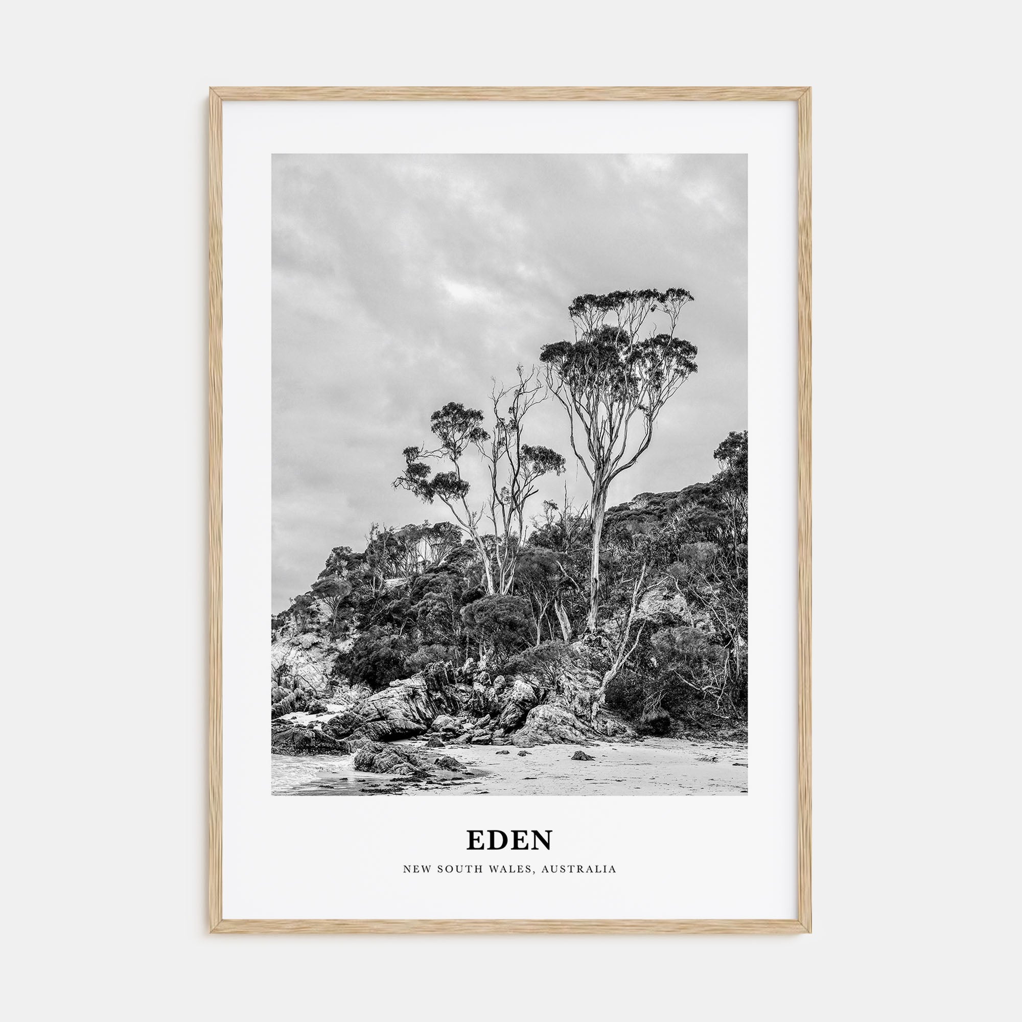 Eden Portrait B&W Poster