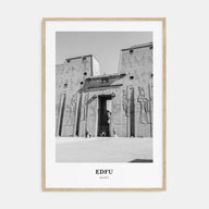 Edfu Portrait B&W Poster