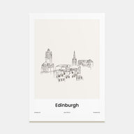 Edinburgh Drawn Poster