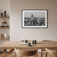 Edinburgh Landscape B&W Poster