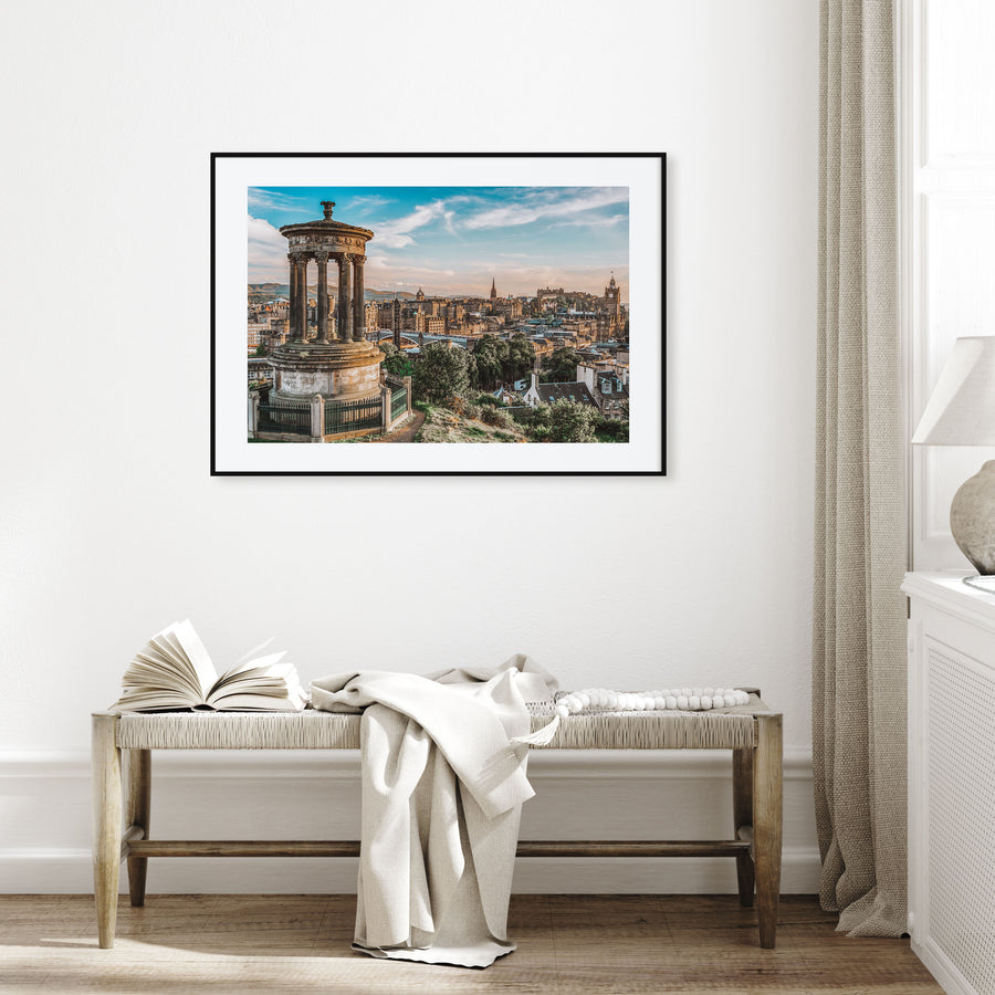 Edinburgh Landscape Color Poster