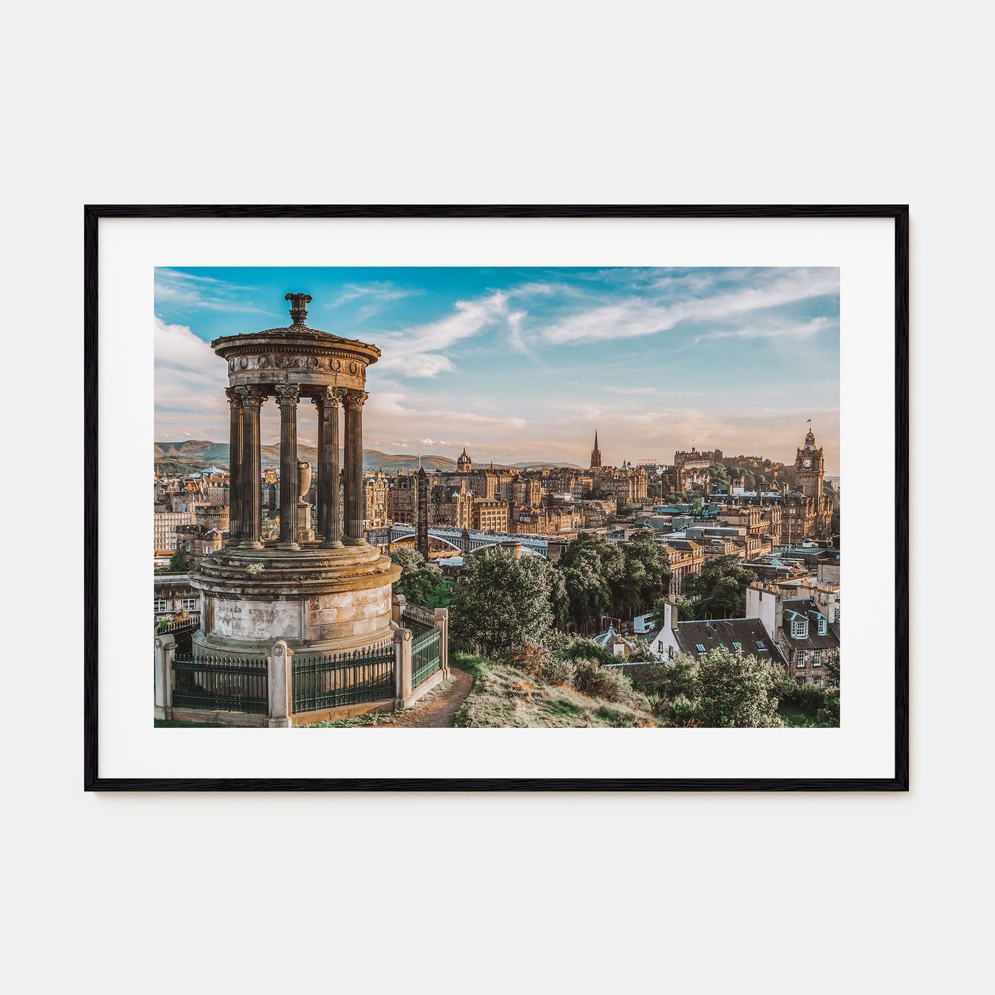 Edinburgh Landscape Color Poster