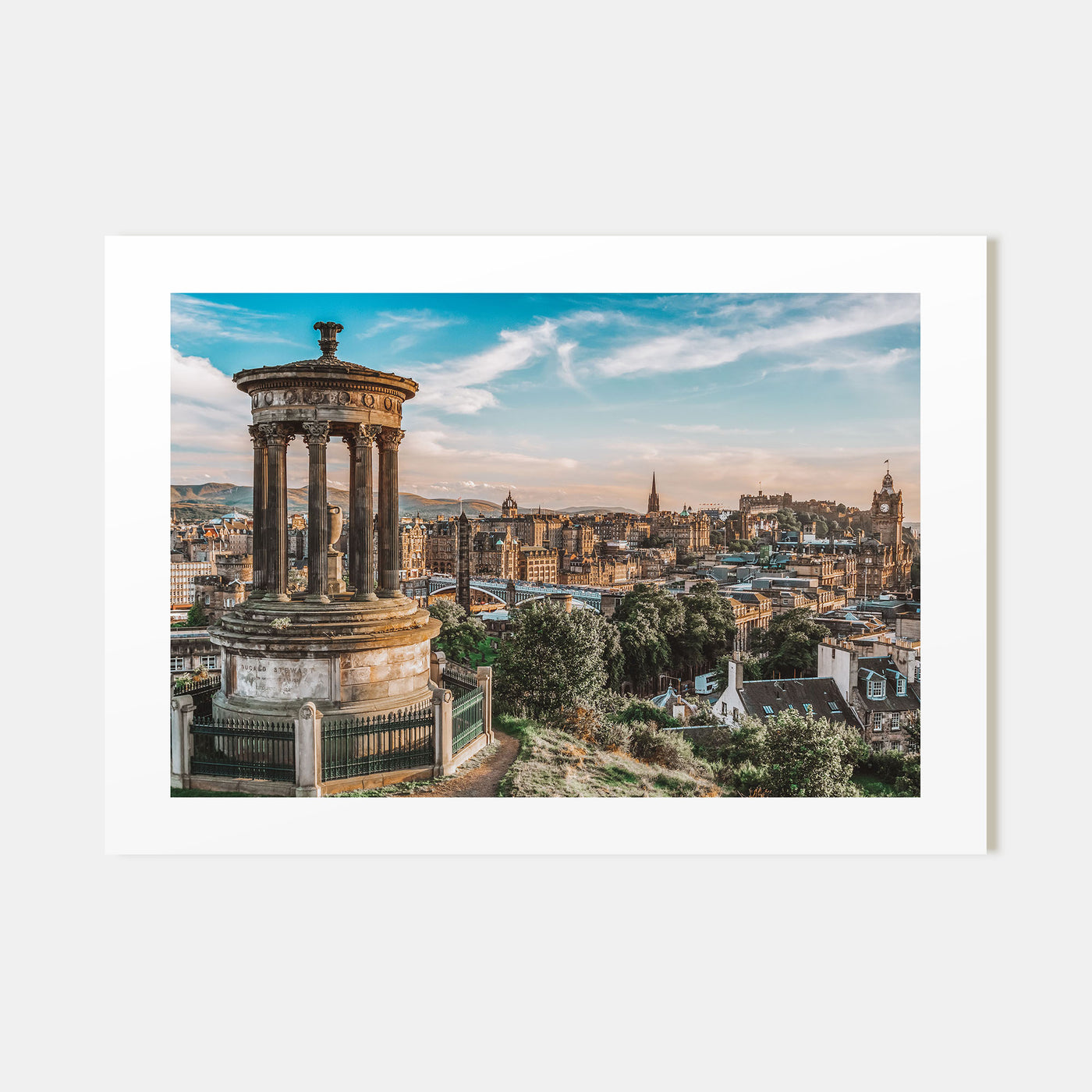 Edinburgh Landscape Color Poster