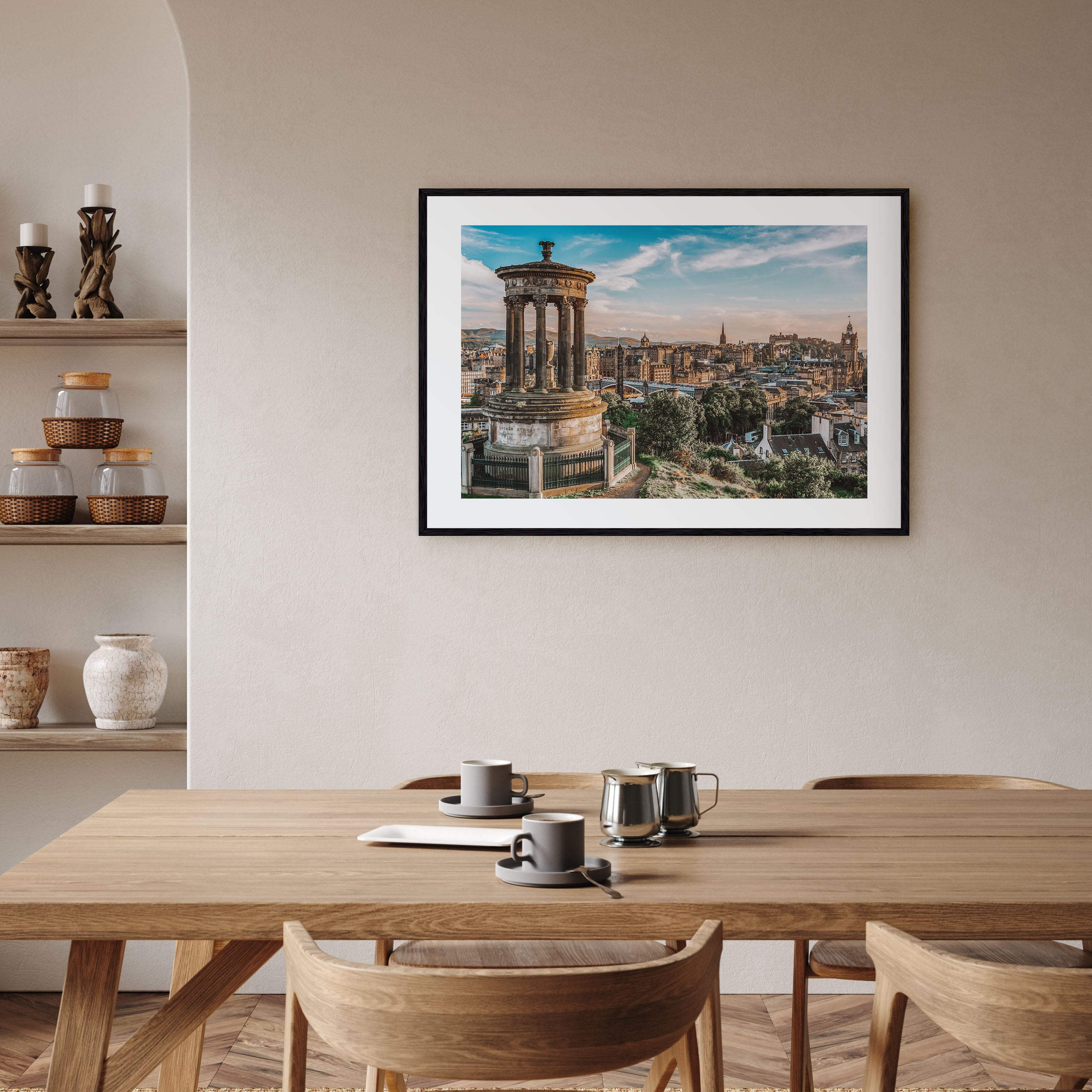 Edinburgh Landscape Color Poster