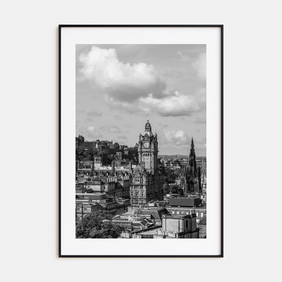 Edinburgh Photo B&W Poster