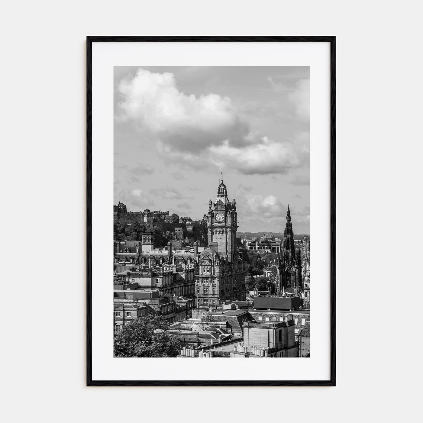 Edinburgh Photo B&W Poster