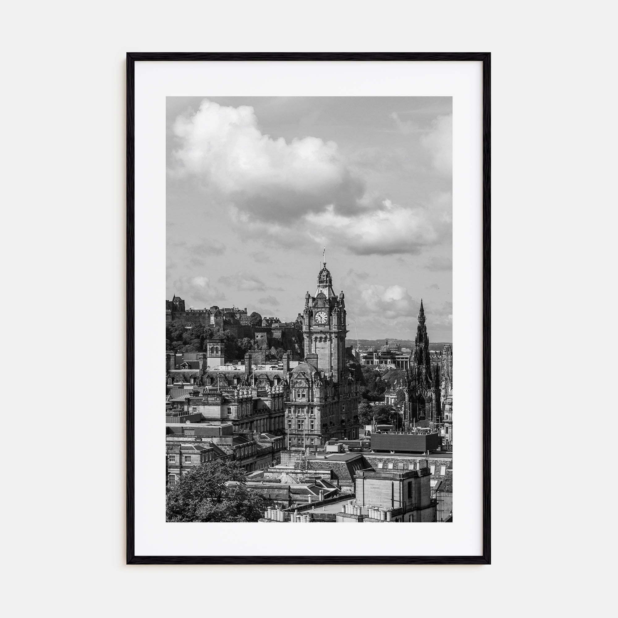 Edinburgh Photo B&W Poster