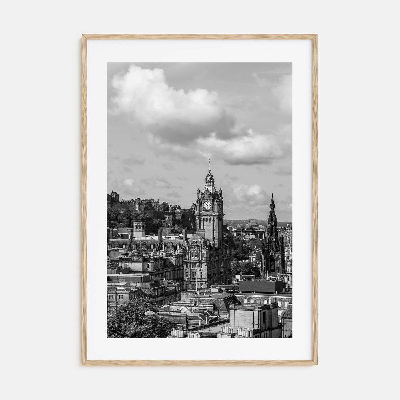 Edinburgh Photo B&W Poster
