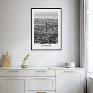 Edinburgh Portrait B&W No 1 Poster
