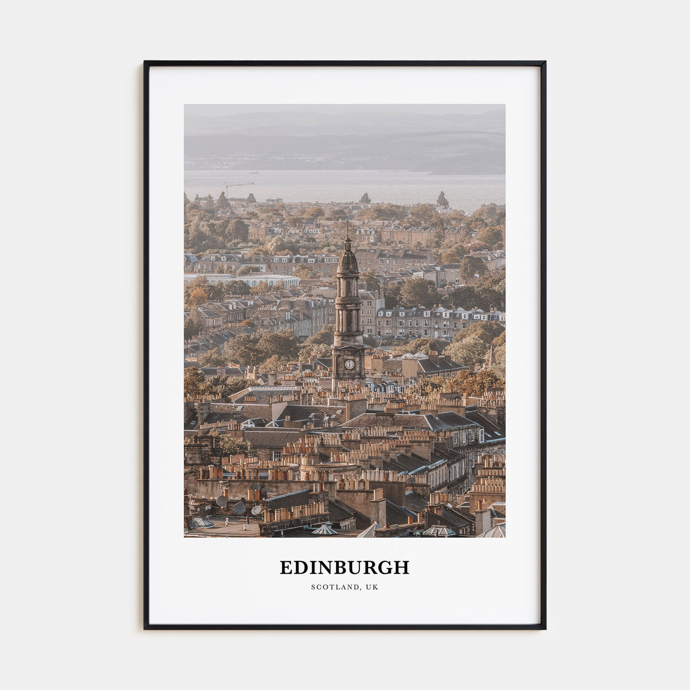 Edinburgh Portrait Color Poster