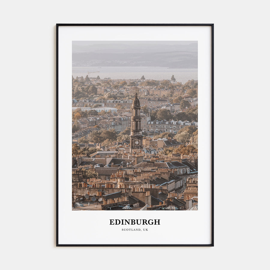 Edinburgh Portrait Color Poster
