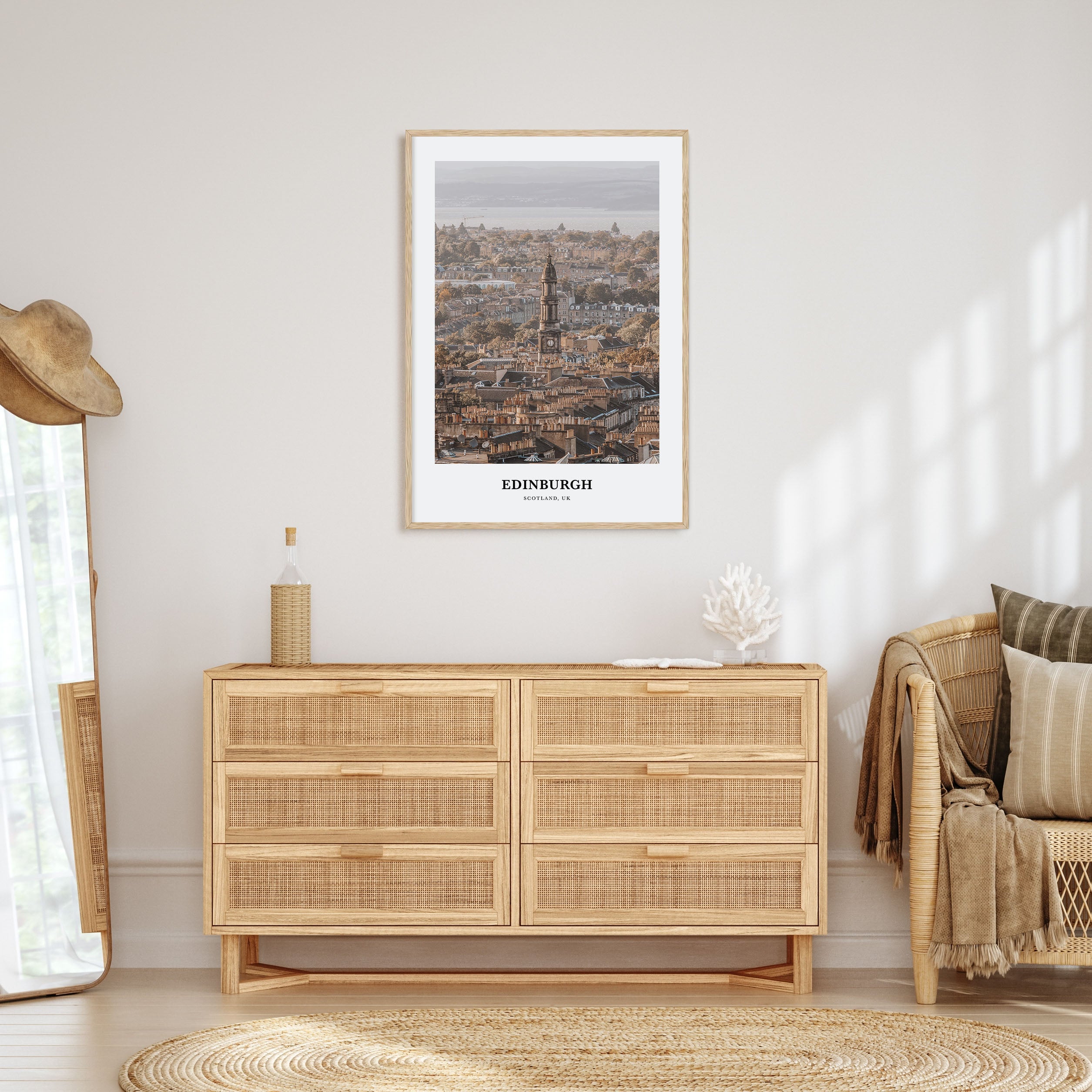 Edinburgh Portrait Color Poster