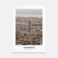 Edinburgh Portrait Color Poster