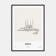 Edirne Drawn Poster