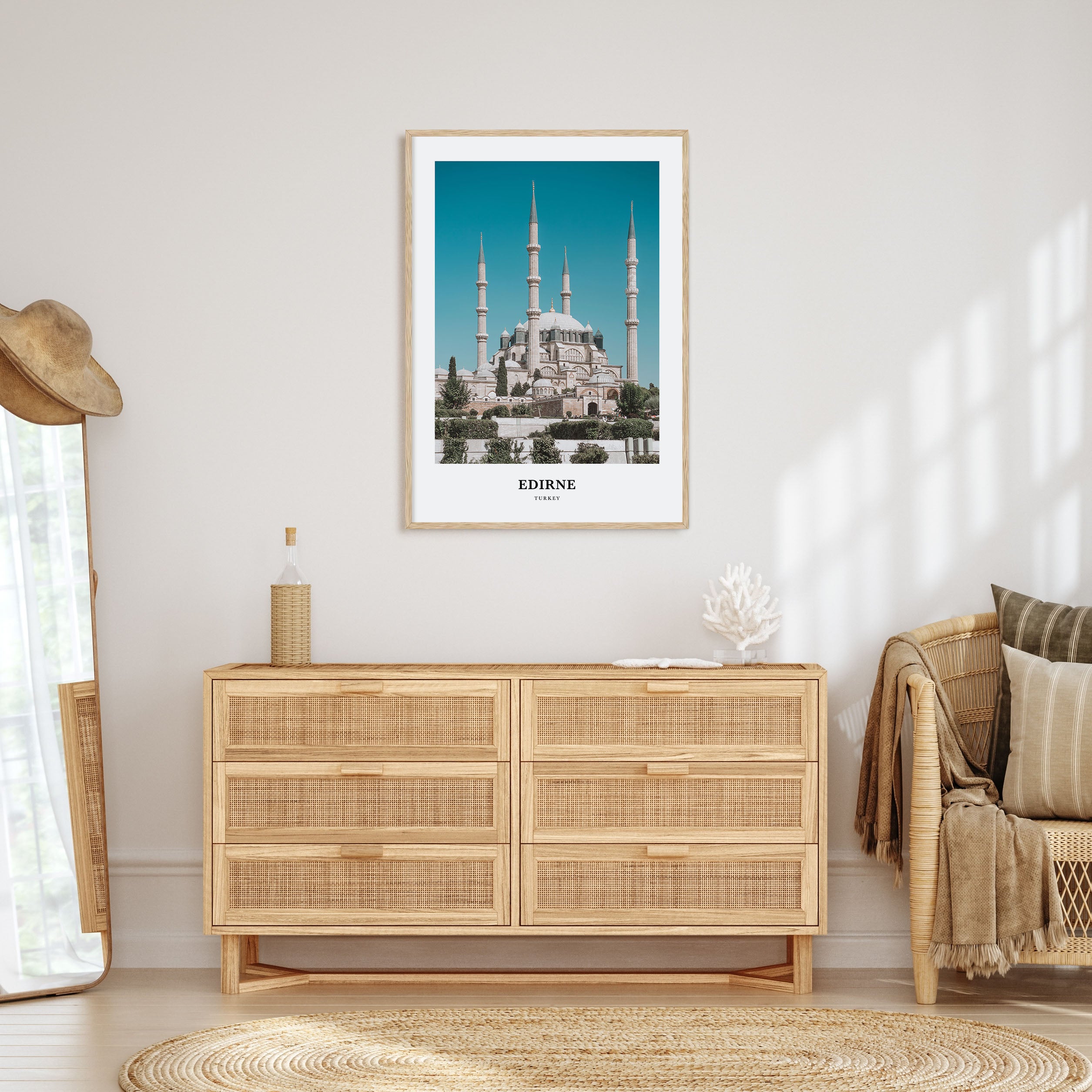 Edirne Portrait Color Poster