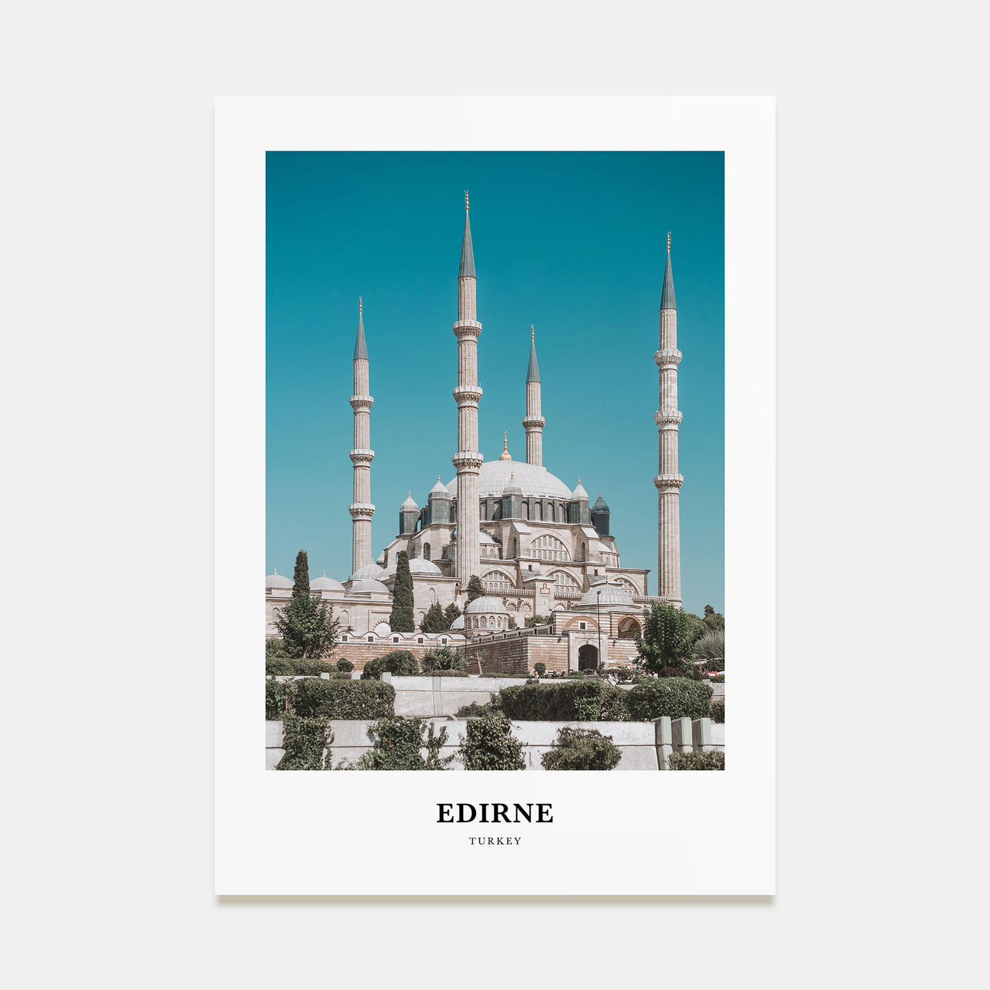 Edirne Portrait Color Poster