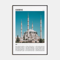Edirne Travel Color Poster