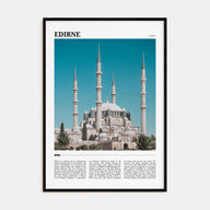 Edirne Travel Color Poster