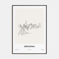 Edmonton Drawn Poster