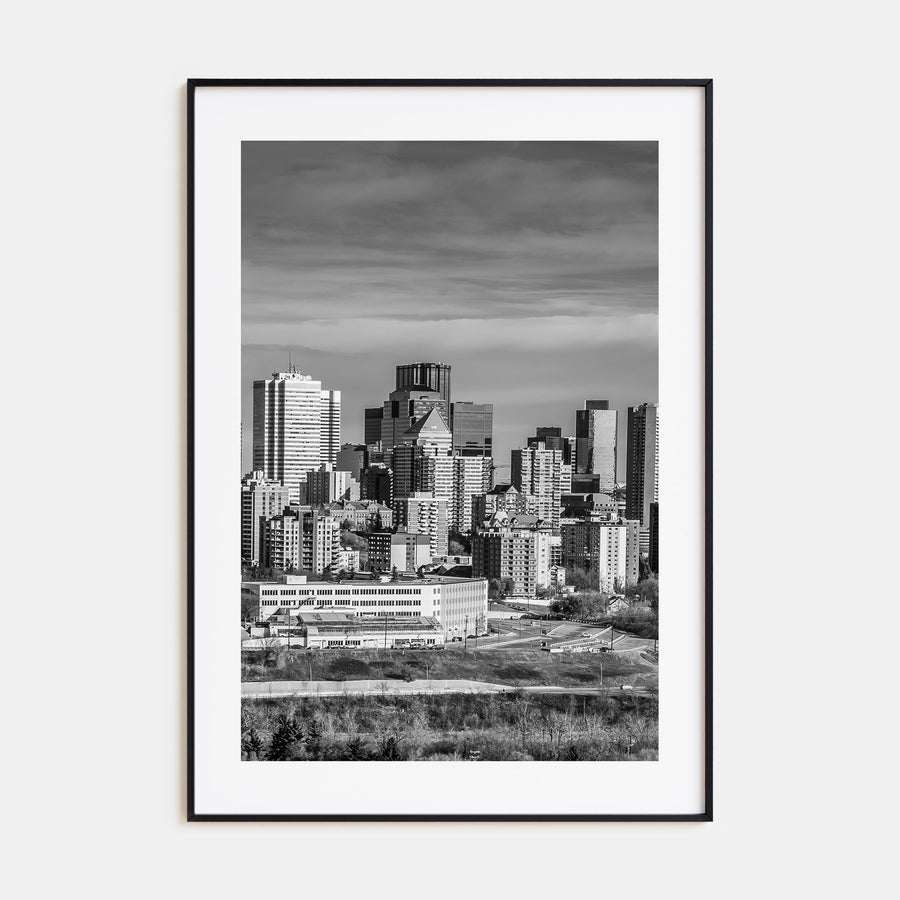 Edmonton Photo B&W Poster
