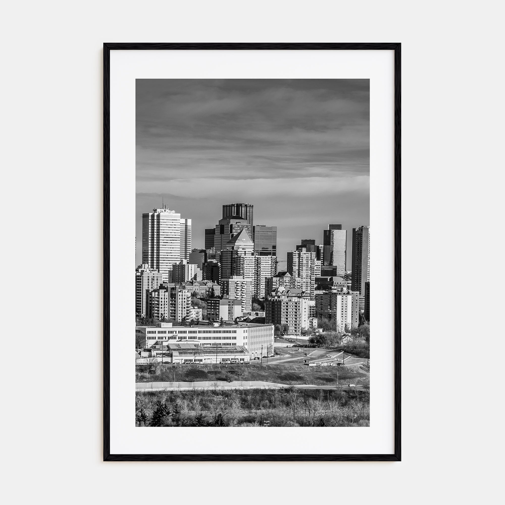 Edmonton Photo B&W Poster