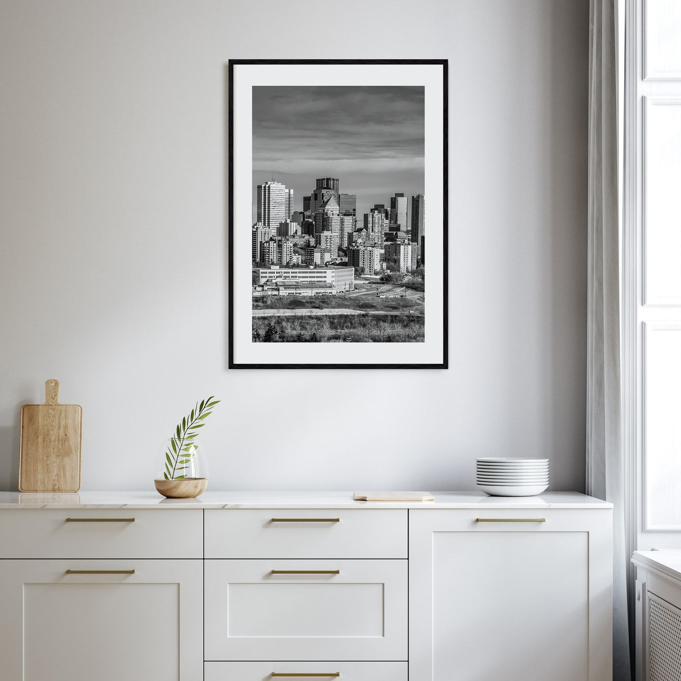Edmonton Photo B&W Poster