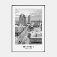 Edmonton Portrait B&W No 1 Poster