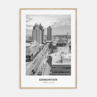 Edmonton Portrait B&W No 1 Poster