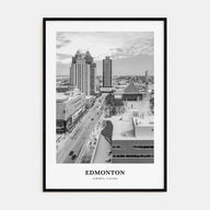Edmonton Portrait B&W No 1 Poster