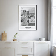 Edmonton Portrait B&W No 1 Poster