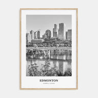 Edmonton Portrait B&W No 2 Poster