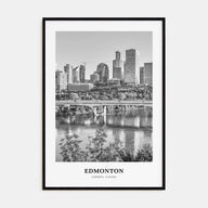 Edmonton Portrait B&W No 2 Poster