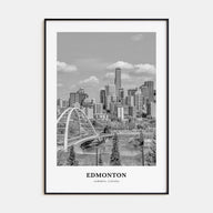 Edmonton Portrait B&W No 3 Poster