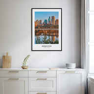 Edmonton Portrait Color No 2 Poster