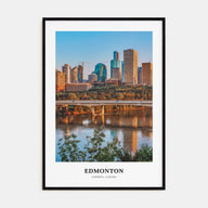 Edmonton Portrait Color No 2 Poster