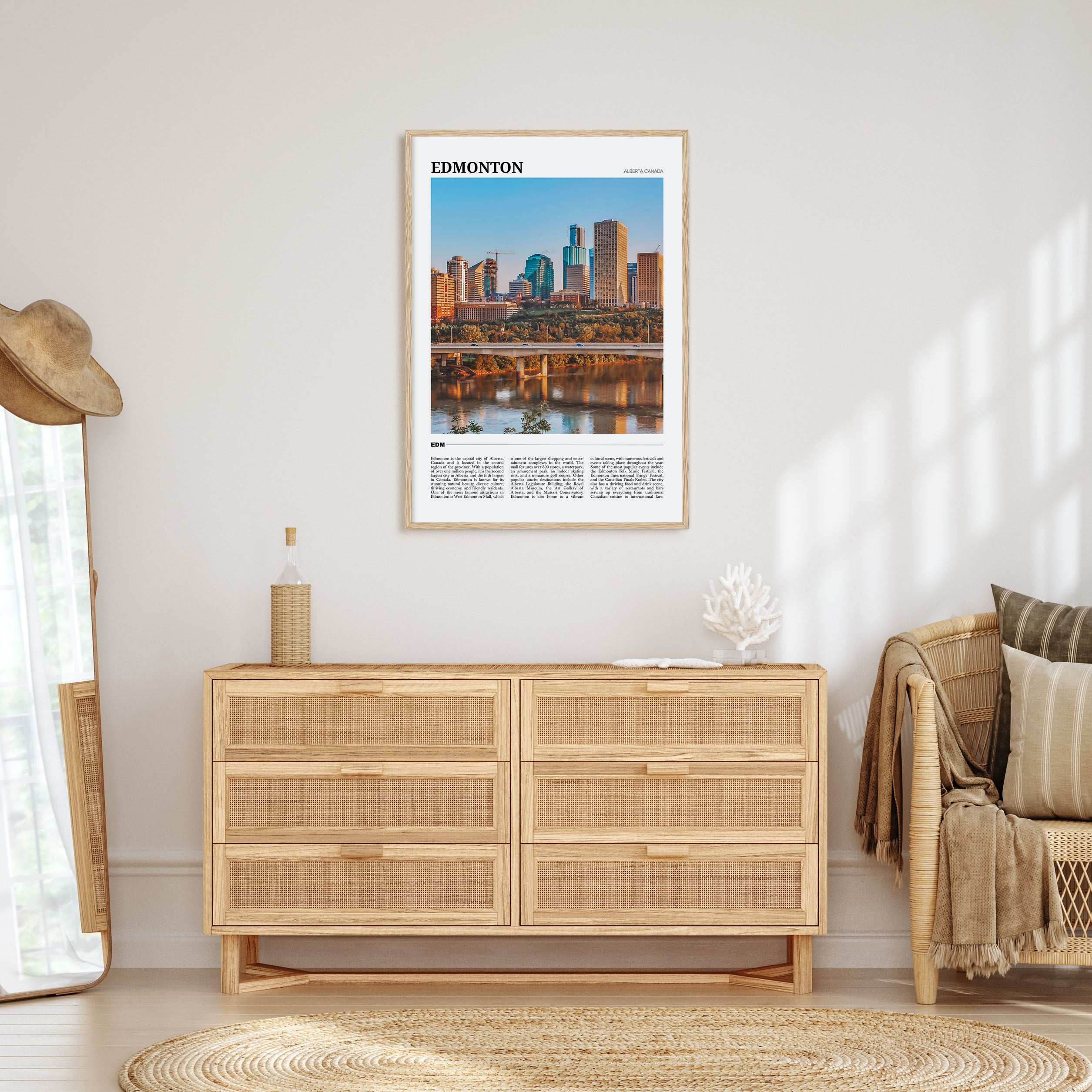 Edmonton Travel Color No 2 Poster