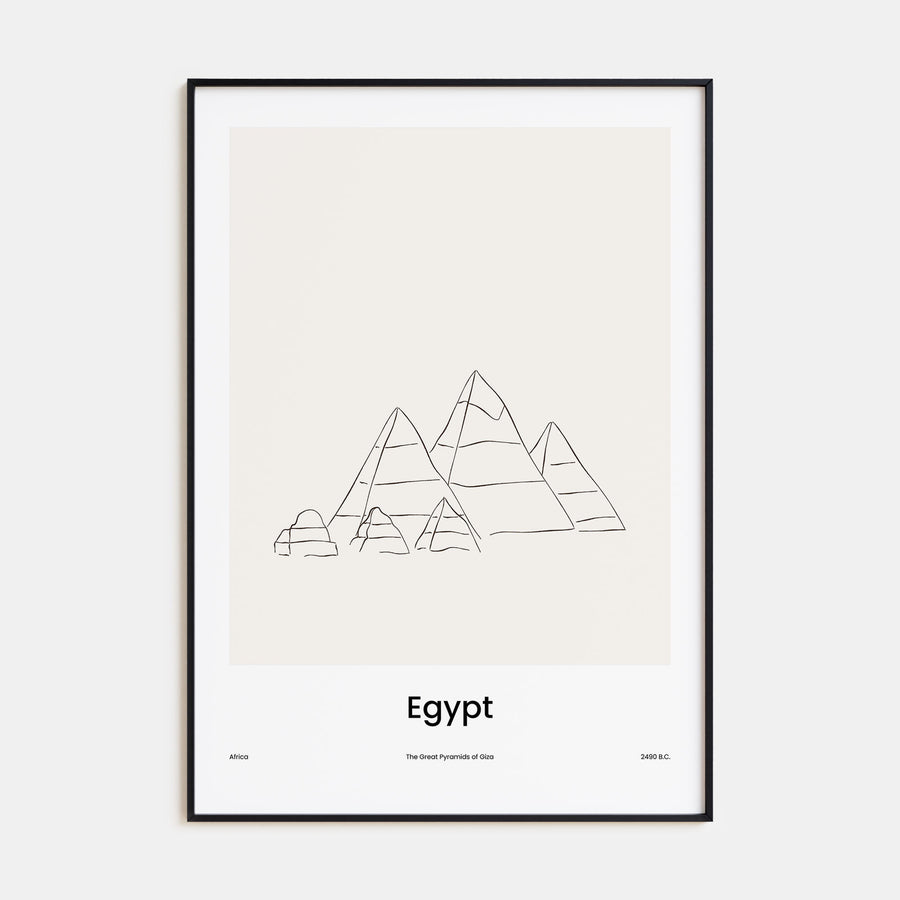 Egypt Drawn Poster