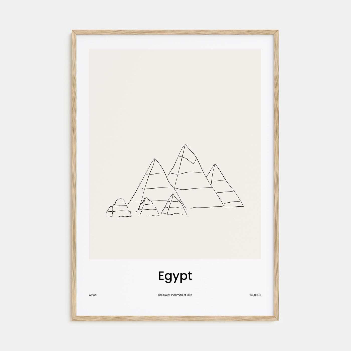 Egypt Drawn Poster