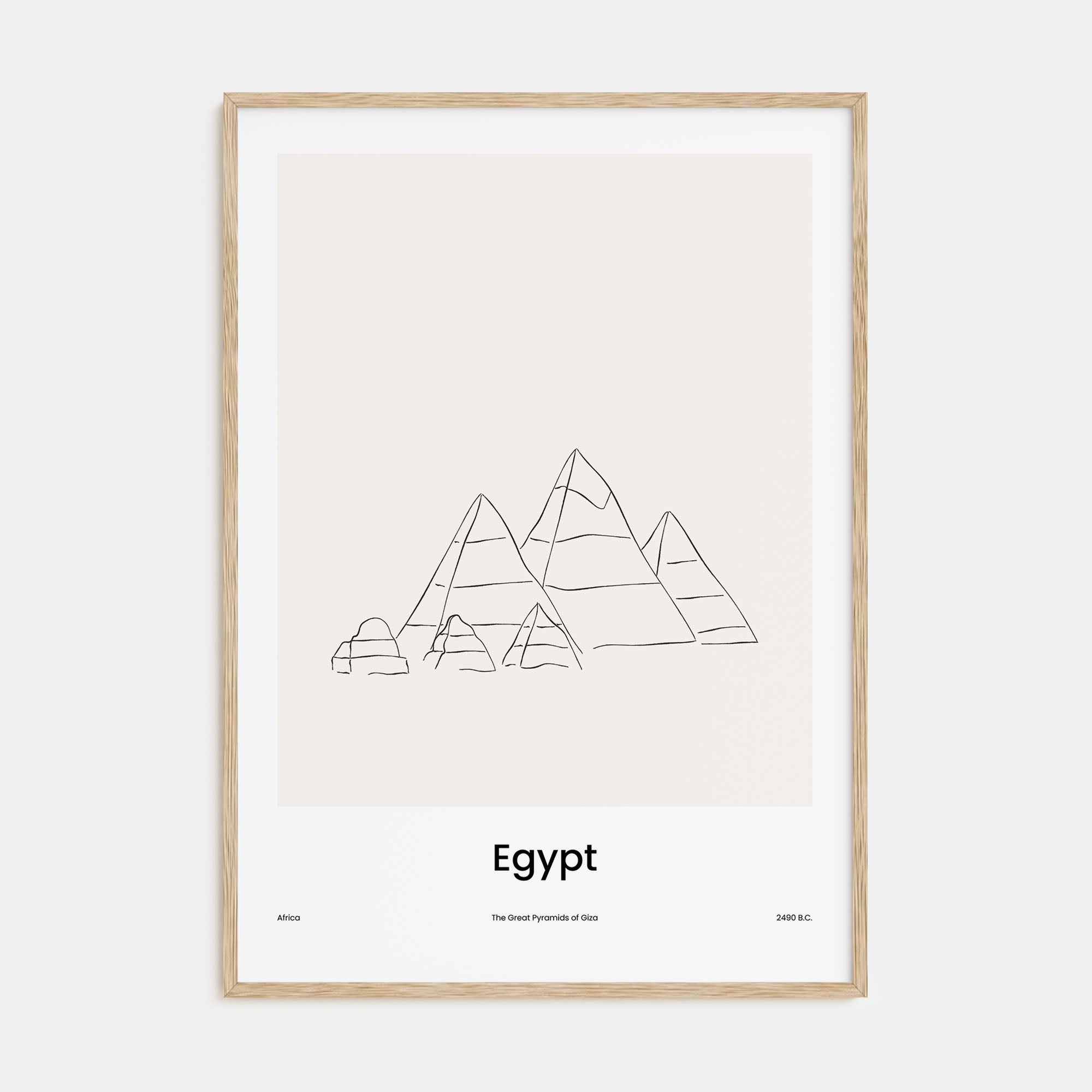 Egypt Drawn Poster