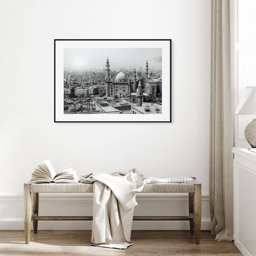 Egypt Landscape B&W Poster