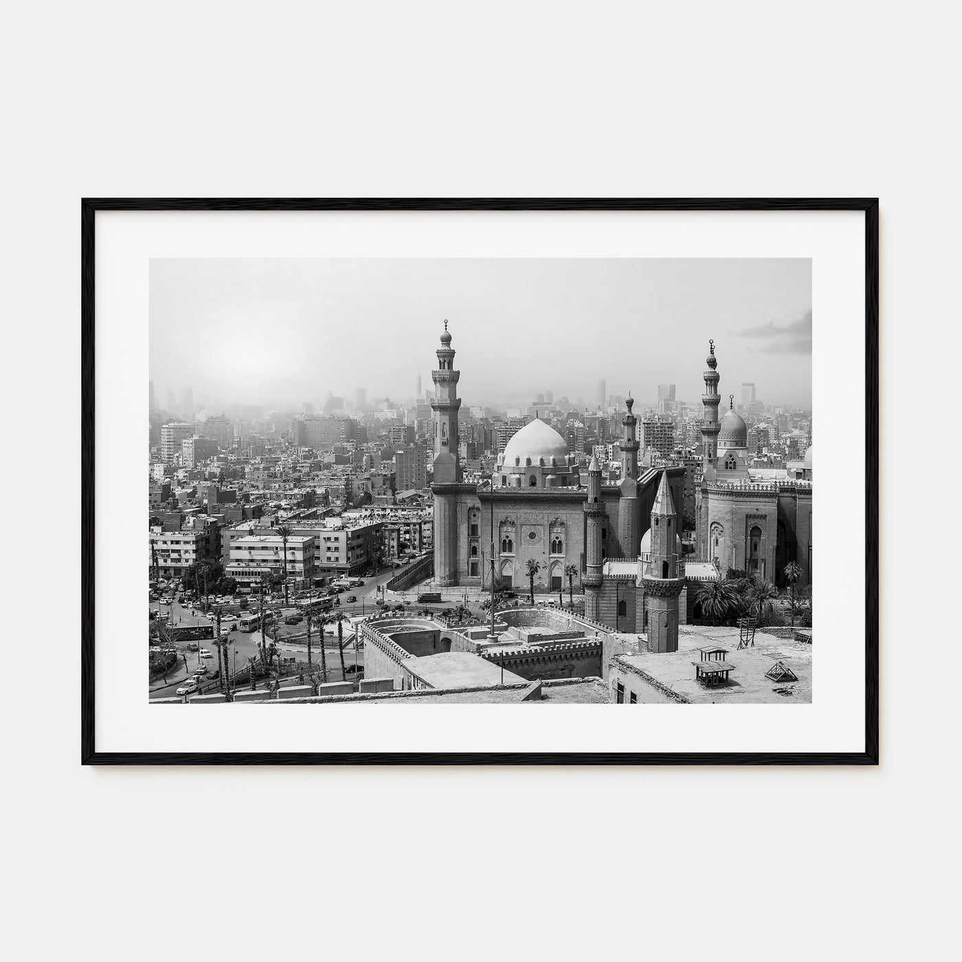 Egypt Landscape B&W Poster