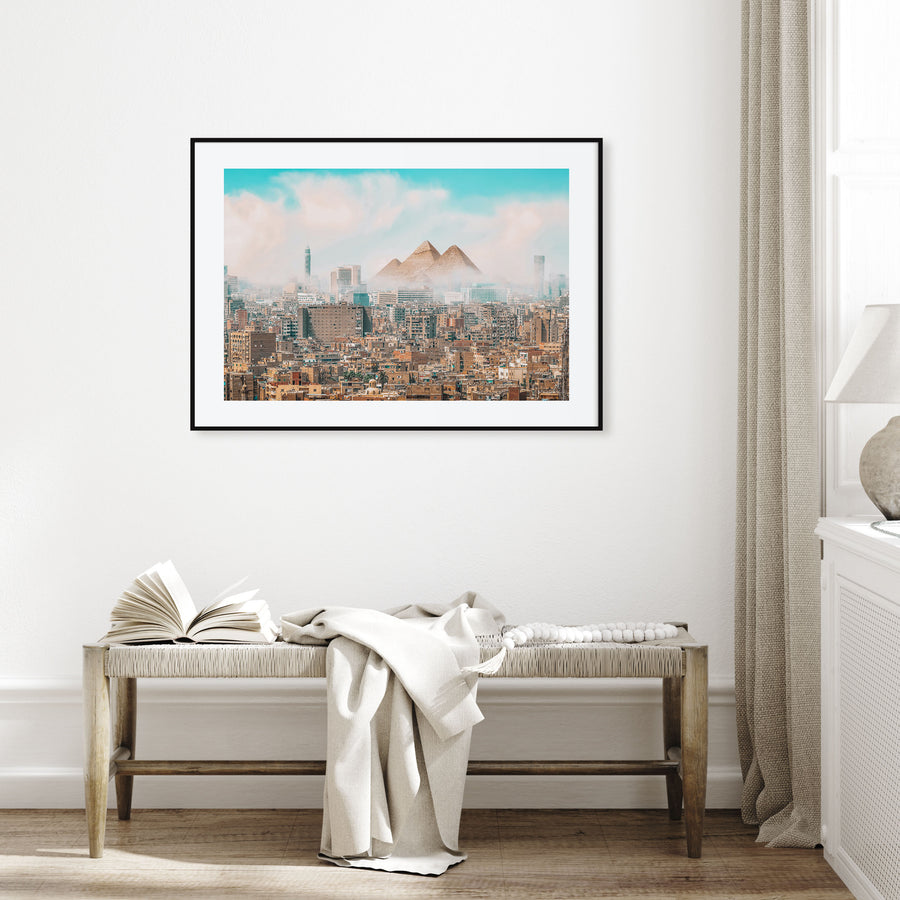 Egypt Landscape Color Poster