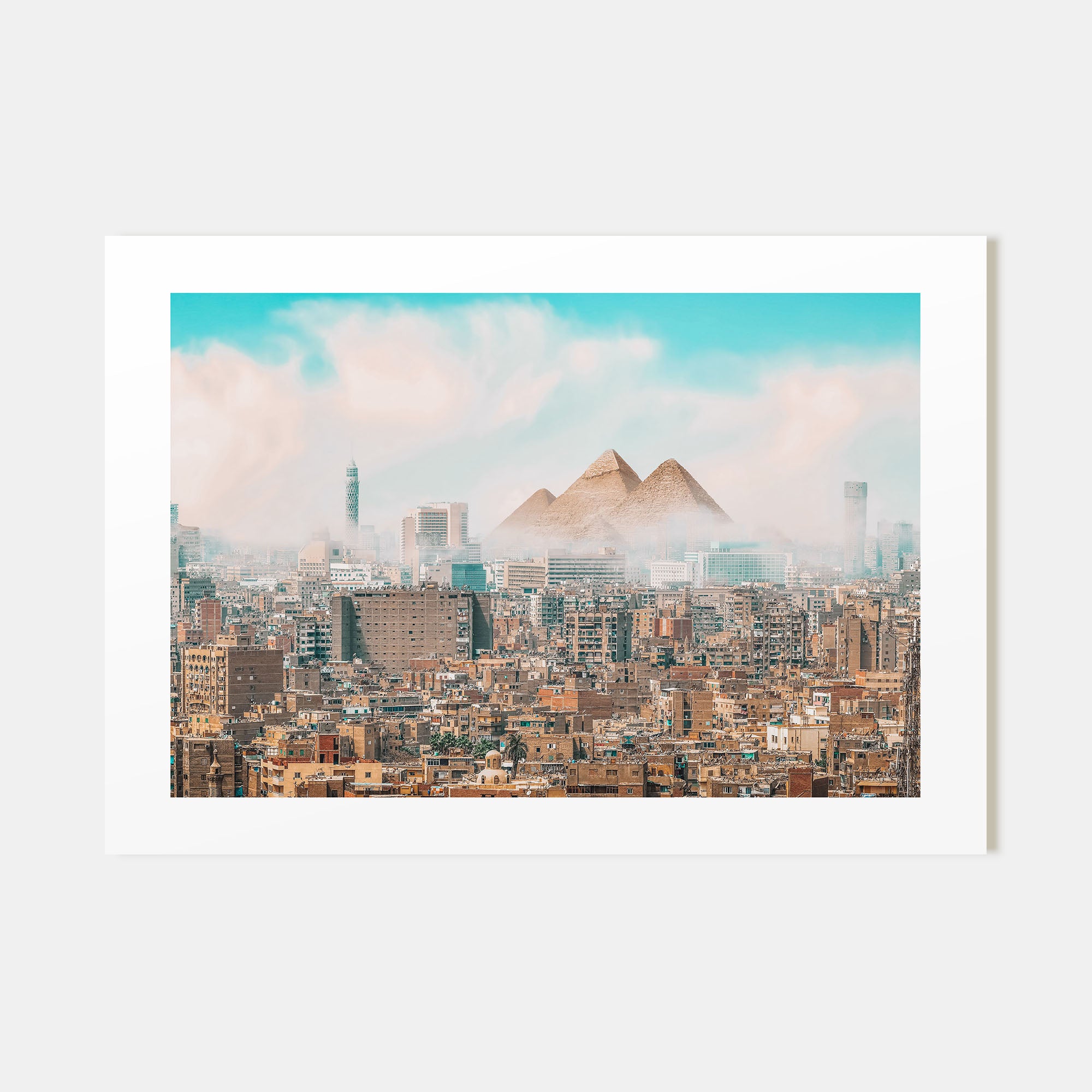 Egypt Landscape Color Poster