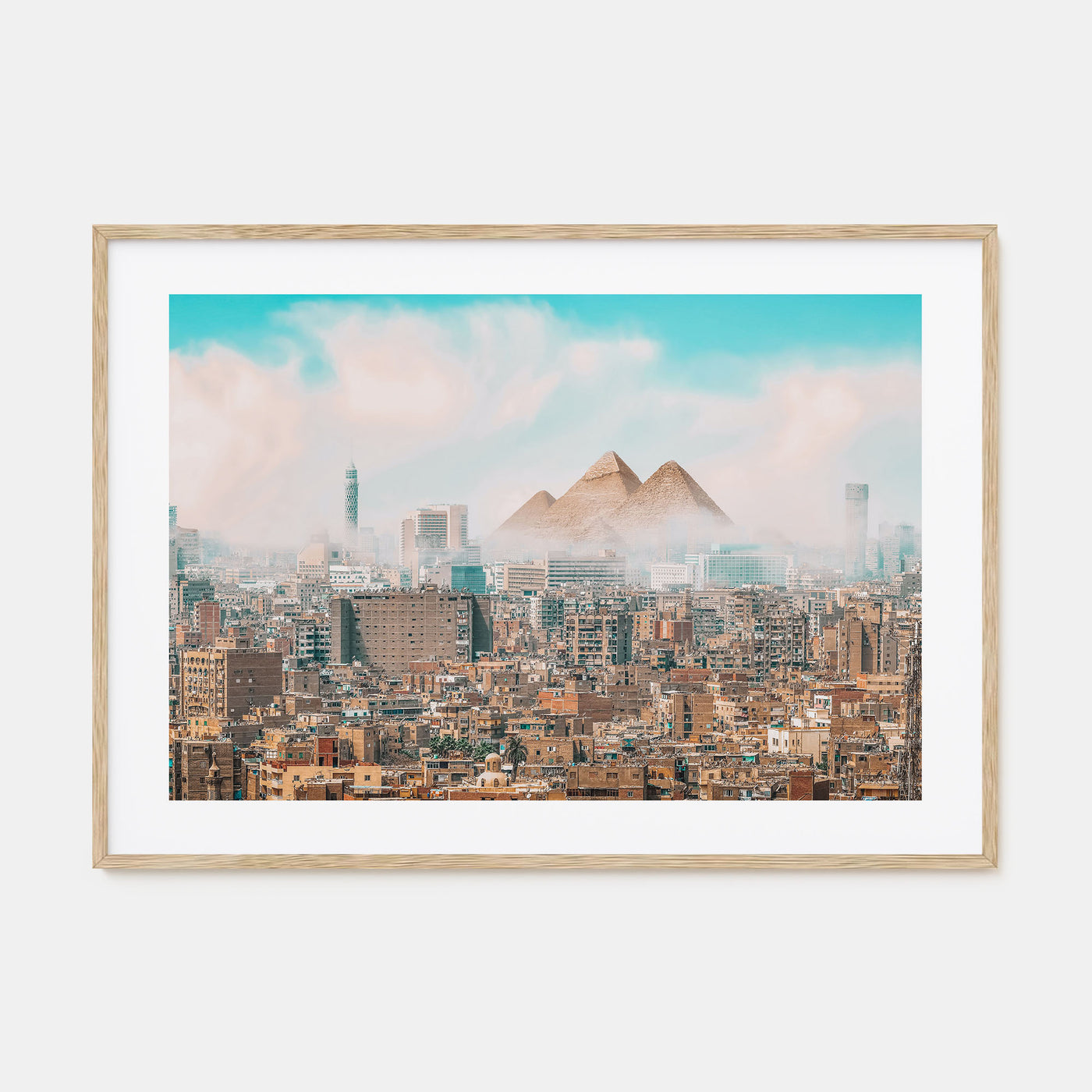 Egypt Landscape Color Poster