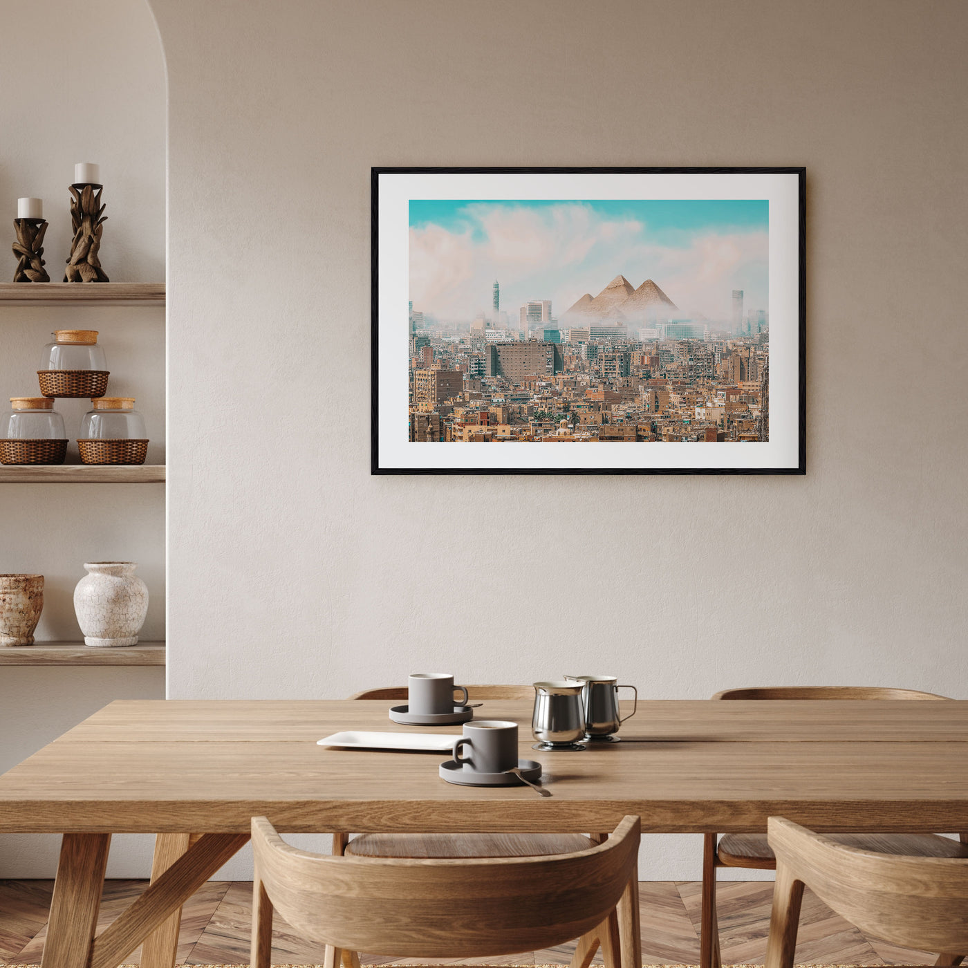 Egypt Landscape Color Poster
