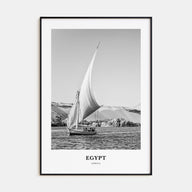 Egypt Portrait B&W No 2 Poster