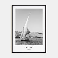 Egypt Portrait B&W No 2 Poster